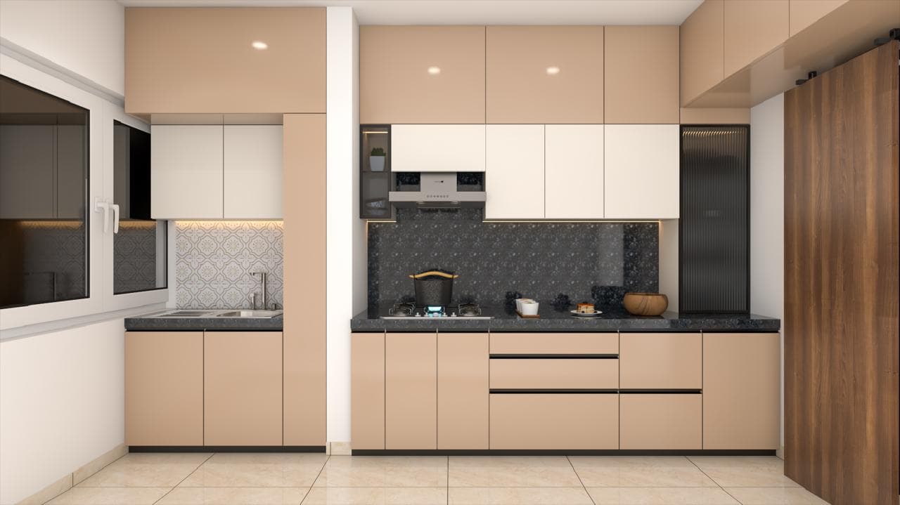 Modern kitchen design concept